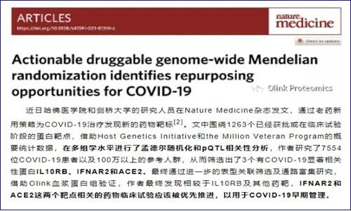 Nat Med 新作 | 多組學(xué)研究為 COVID-19「老藥新用」提供新契機(jī)
