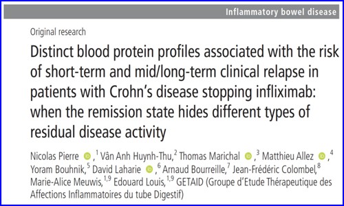 文獻(xiàn)解讀 |Olink 血漿蛋白組助力 Infliximab 單抗治療克羅恩疾病停藥后復(fù)發(fā)風(fēng)險(xiǎn)評(píng)估