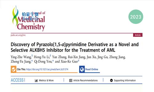 mRNA 項(xiàng)目文章 | 一個(gè)全新選擇性的基于吡唑并嘧啶的 ALKBH5 抑制劑 DDO-2728 的發(fā)現(xiàn)