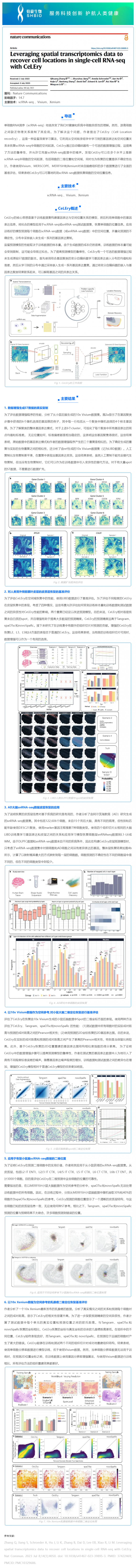 基于空間轉(zhuǎn)錄組學(xué)數(shù)據(jù)并通過 CeLEry 恢復(fù) scRNA-seq 數(shù)據(jù)中的細(xì)胞位置